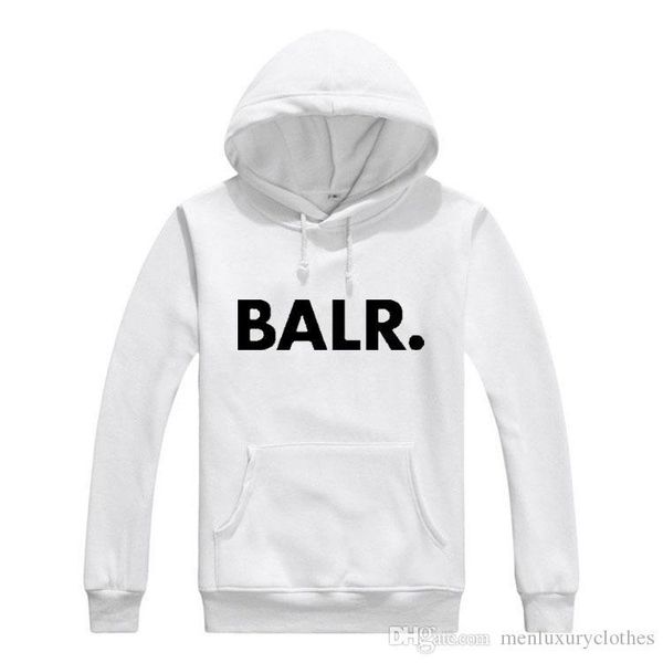 

стильный hiphop мужчины balr. терри толстовка мужской осени весна мода slim fit letters пиджаки, Black
