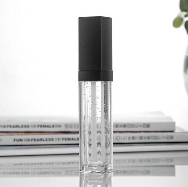 Atacado 5ml Lip Gloss tubo vazio vazio labelo lustre contêiner quadrado plástico cosmético tubo
