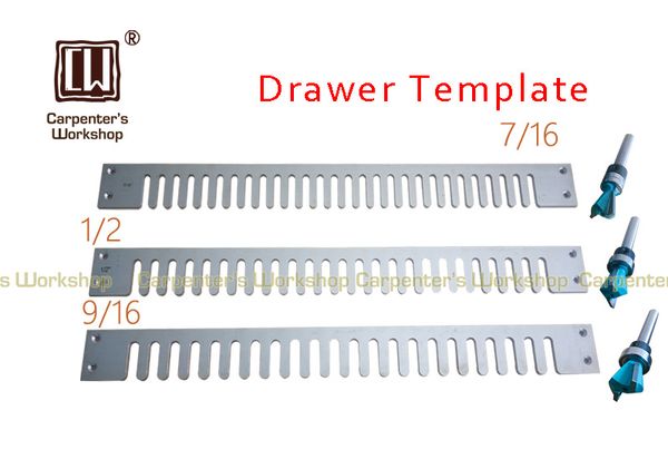 

12"/24" half straight template milling template for woodworking drawer diy tools