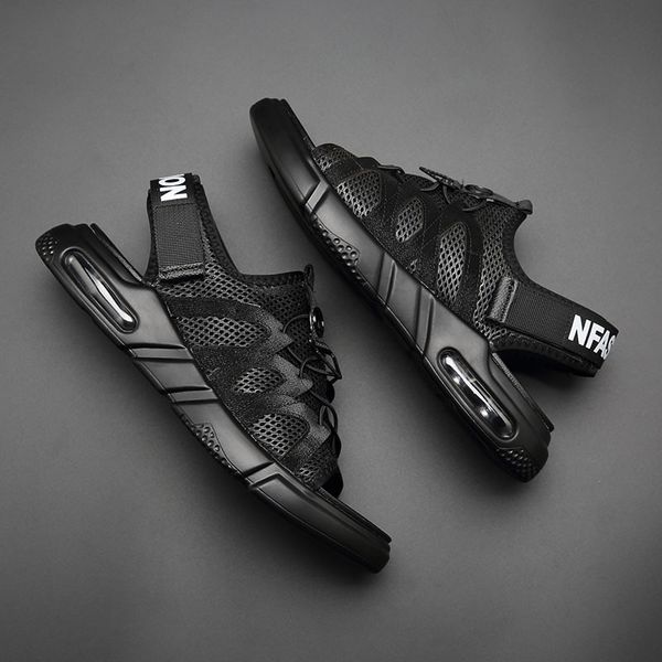 

summer sandals men fashion breathable men shoes casual beach shoes slippers for black air cushion zapatos de hombre