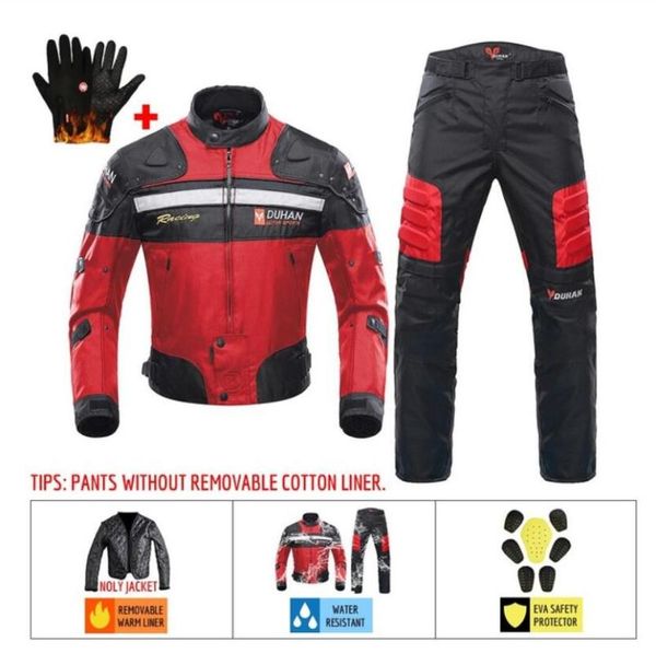 

duhan motorcycle jackets men riding motocross enduro racing jacket moto jacket windproof coldproof motorbike clothing protection