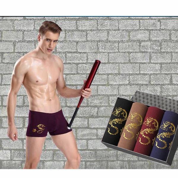 

4pcs /Lot Brand Boxers Hot Sale Sexy Men 'S Sexy Boxer Shorts New Fashion Underwear Men Modal Cotton Multicolor Underpants