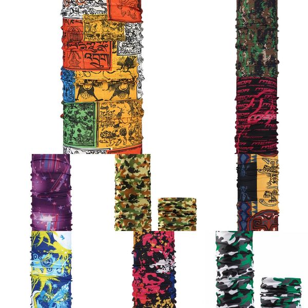 

i3rs8 new ski seamless fish bandana scarf cycling tubular cs sport face mask headbanding, Black