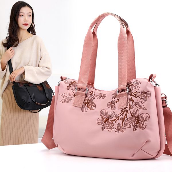 

сумки с высокой пропускной способностью женщин сумки плеча fansiman женщин способа цветка вышивкой 2020 нового tote hobos сумка lady luxury