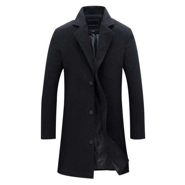 

New men wool blend uit de ign wool coat men ca ual trench coat de ign lim fit office uit jacket drop hipping, Tan;black