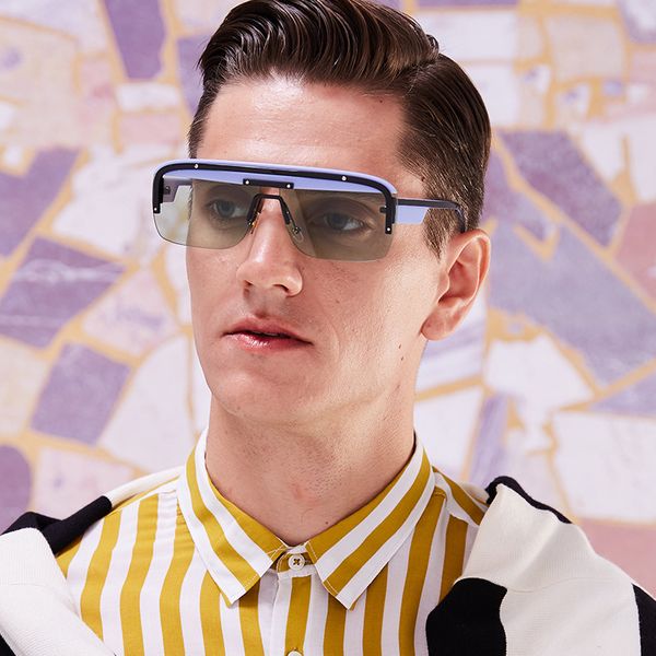 

mimiyou rimless square sunglasses men punk windbreak outdoor sun glasses vintage ycling fashion eyeglasses lady shades oculos, White;black
