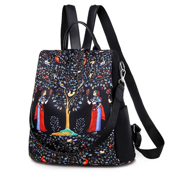 

fashion oxford backpack women multifunction designer bagpack female large backpak teenager girls bookbag sac a dos high quality