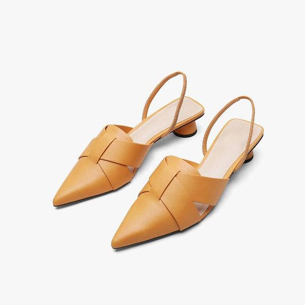 

brand designer luxury women shoes 2020 europe est lady pointed toes shoes work party wedding fashion shoes, Black