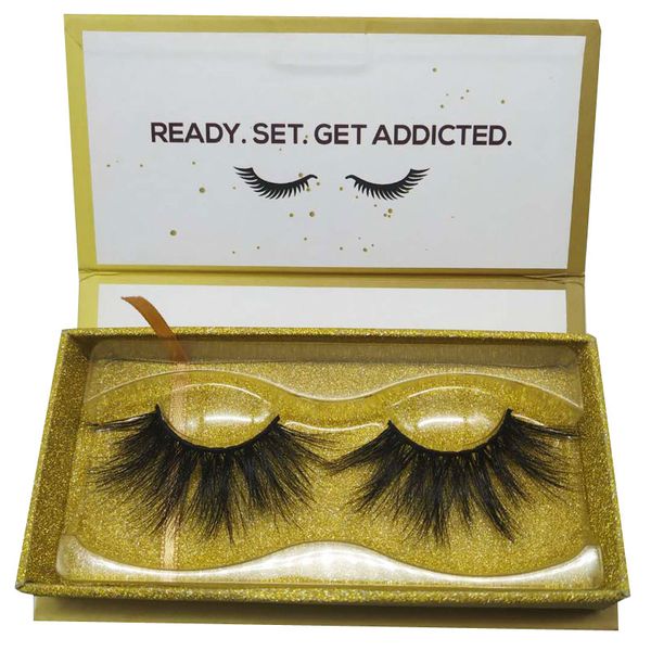 

3d 5d 25mm mink lashes 3d mink eye lashes gift eyelashes packaging merchant oem color box 511