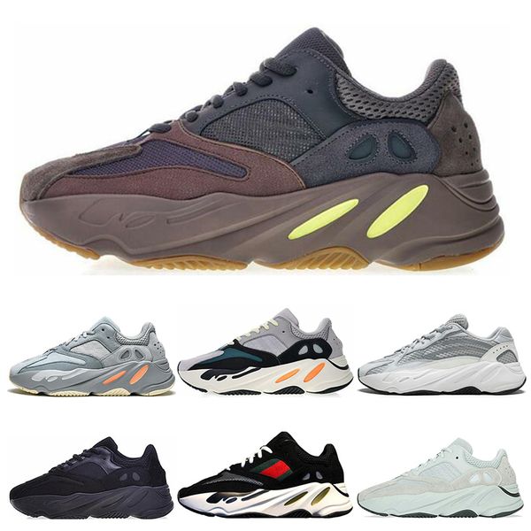 

2019 Runner Kanye West Wave Runner Mauve Static Inertia Running Shoes Mens Women Athletic Sport Shoes Trainer Sneakers Shoes Size 36-46