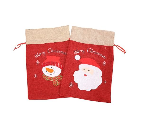 

fashion merry christmas santa sack gift presents bag christmas tree candy bags wine stocking bottle gift bag xmas decoration
