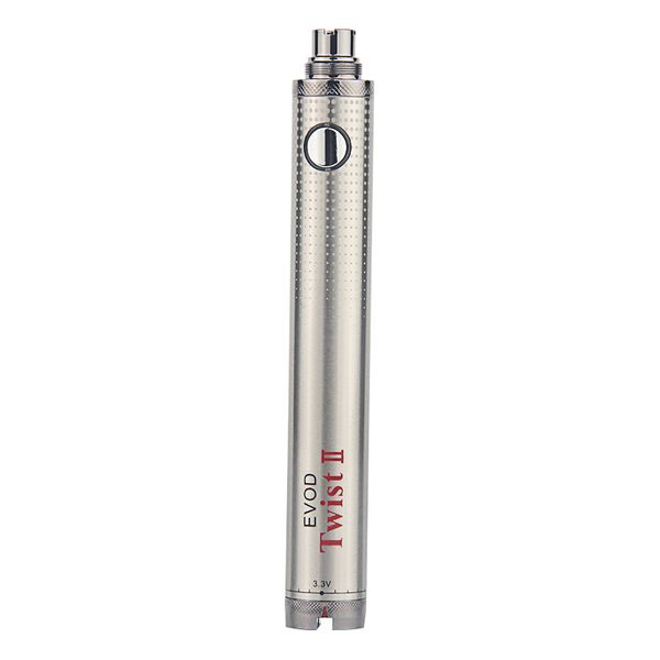 Vision Spinner II 1600mAh EGO EVOD Twist 2 E-cig 3.3~4.8V Variável Voltagem Vape Pen Bateria para Cigarro Eletrônico 510 Fios