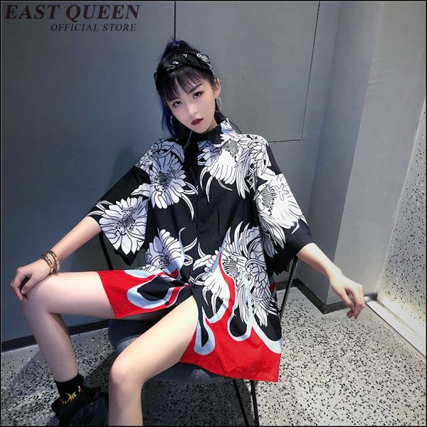 

traditional japanese kimonos cardigan kimono women 2018 summer japanese kimono yukata traditional nn001, Red