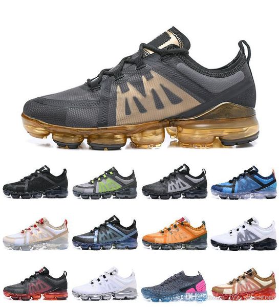 

with box cushion brand new shoes man 2019 sneakers canyon gold aluminum blue men black red white trainer sports casual shoe
