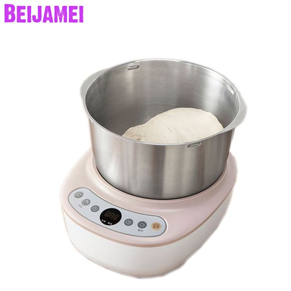 

beijamei household 5l electric dough mixer machine automatic fermenting mixing machine multifunction food mixer for sale