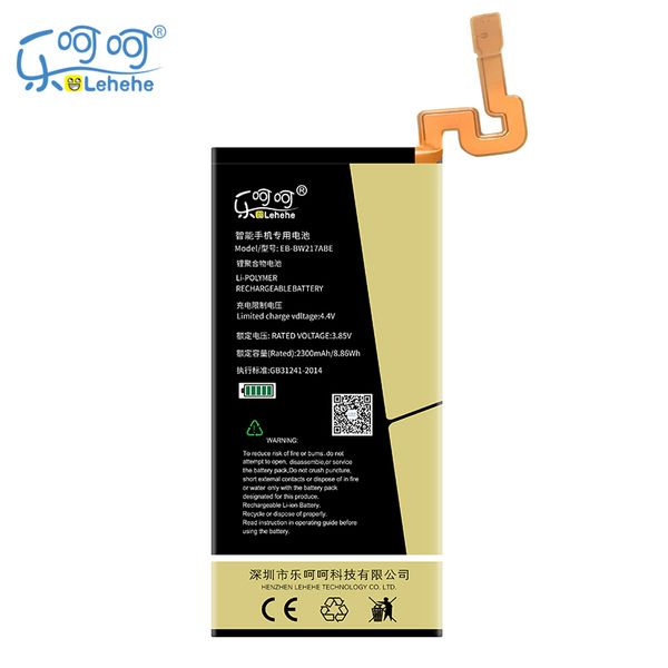 

new lehehe eb-bw217abe battery for samsung w2017 2300mah cellphone battery replacement with tools gifts