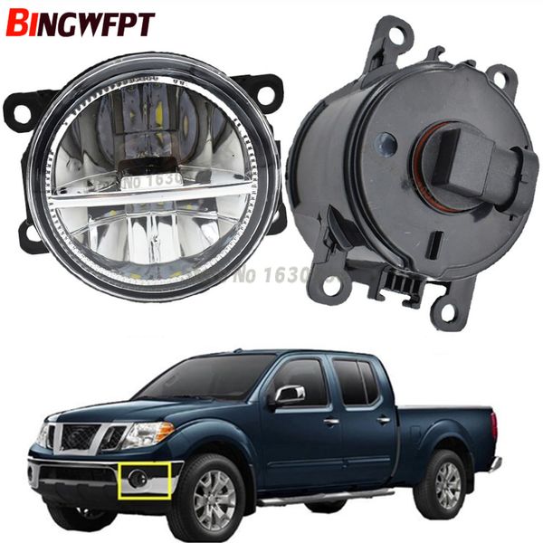 2x Auto LED Nebelscheinwerfer Angel Eye Tagfahrlicht DRL für Nissan Frontier 2005-2015 (2011-2015 muss Metallstoßstange haben)