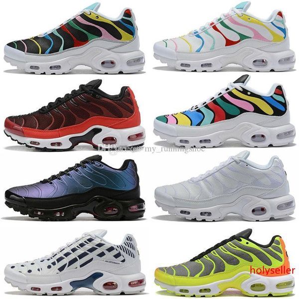 

2020 new airs tn designer mens shoes breathable mesh chaussures homme tn requin noir running shoes tns size 40-46