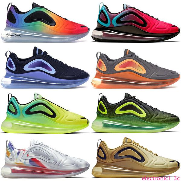 

2019 sneakers running shoes for men women be true sunrise pride sea forest volt white platinum sunrise sunset sport shoes us 5.5-11, Black;green