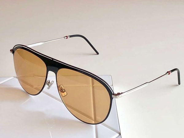 

black yellow brown sunglasses 0217s 217 gafas de sol men pilot sunglasses glasses women fashion glasses new with box, White;black