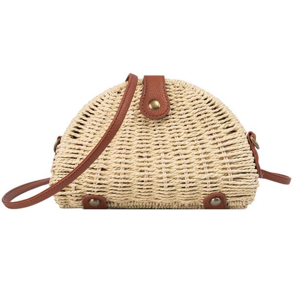 

woman mini weave beach shoulder bags ladies bohemian style leisure hand bags bolsa feminina bolso mujer for women 2019 new