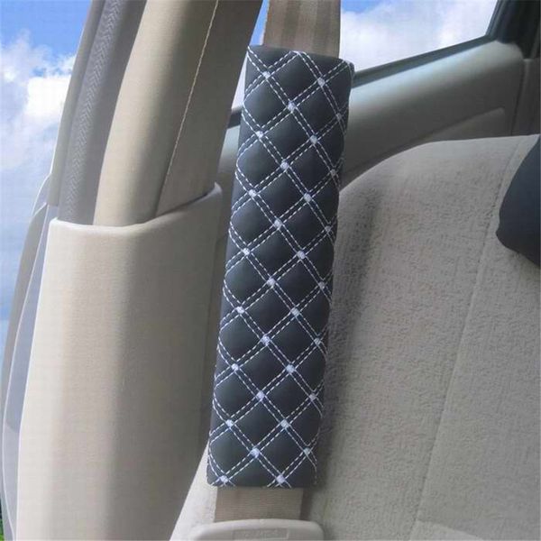 

1 pair car safety seat belt shoulder pads cover cushion harness pad wh