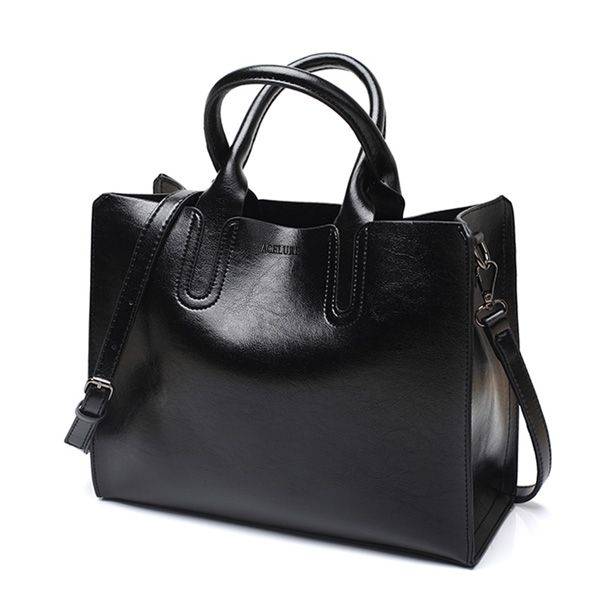 

ACELURE Leather Handbags Big Women Bag High Quality Casual Female Bags Trunk Tote Spanish Brand Shoulder Bag Ladies Large Bolsos