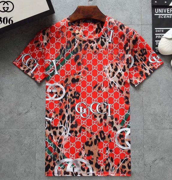 

Лето 18ss дизайнеры тег змея принт одежда мужчины ткань письмо поло г футболка воро