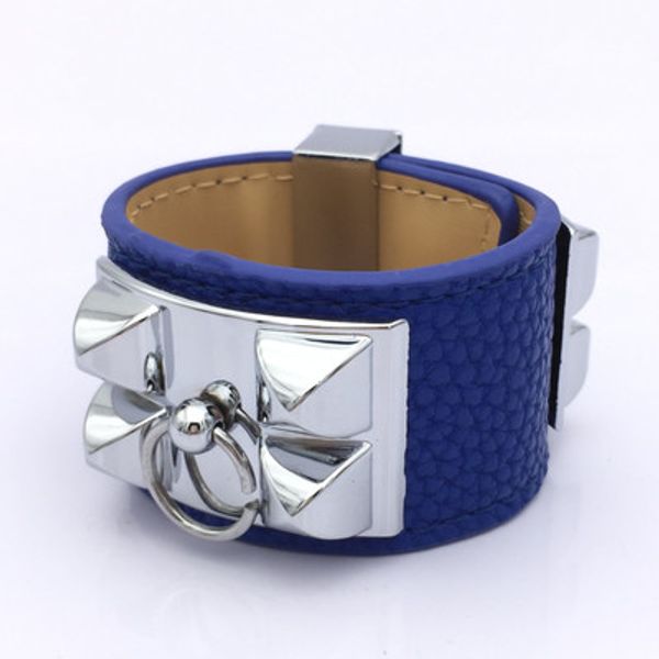 

the united states street beat stars large rivets metal wide bracelet bracelet, Black