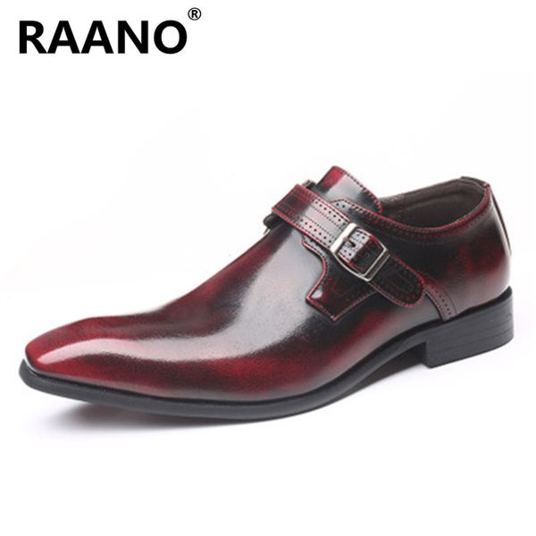 

new italy style oxford shoes for men luxury glossy genuine leather wedding shoes male pointed toe dress classic derbies, Black