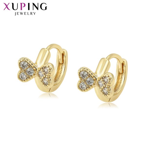 

xuping fashion temperament light gold color plated european style earrings jewelry for women thanksgiving day gifts s196,1-98344, Golden;silver