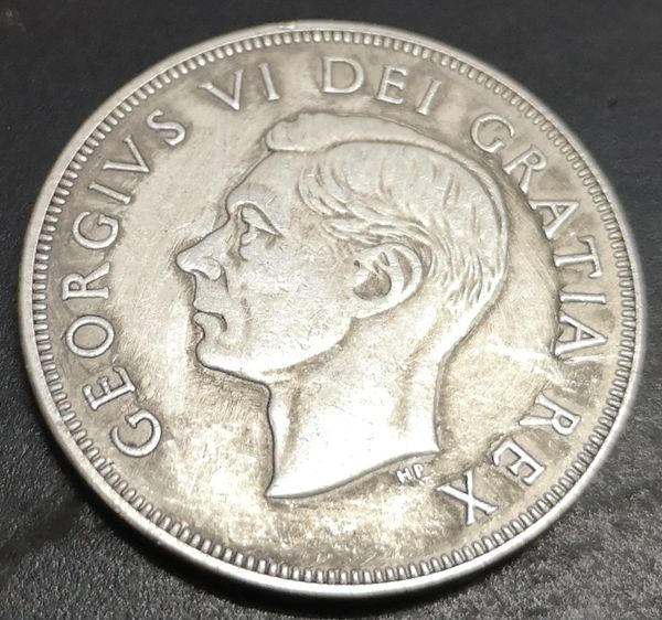 

1948 canada one dollar silver plated copy coin other home decor