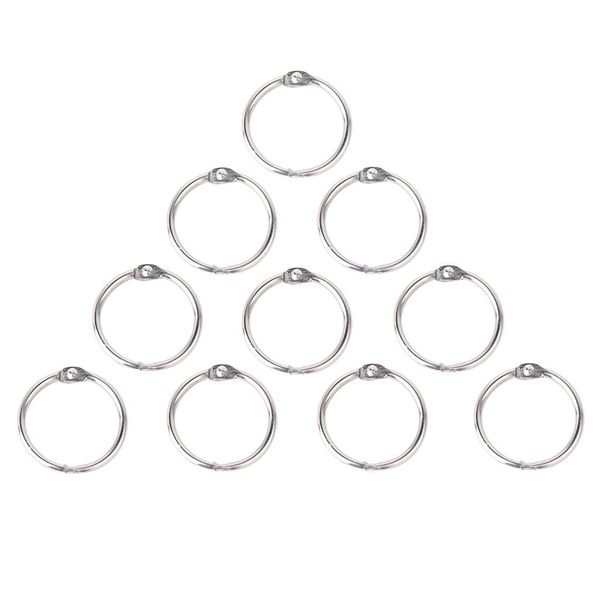 

10x folding rings for scrapbooks - 20mm-abux