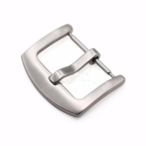 

groothandel 20 шт / комплект metalen horloge band gesp 18 20 22 24 мм ремешок mannen horlogeband zilver zwart rvs слугирующие аксессуары, Black;brown