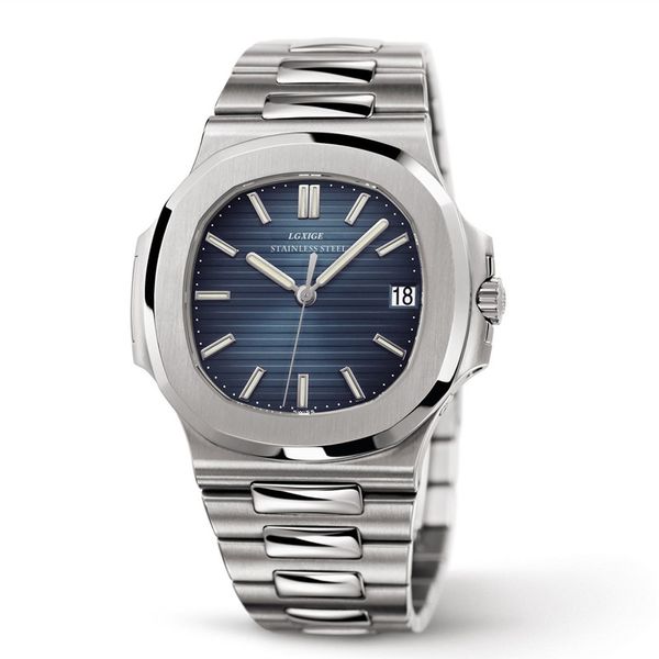 

japanese movement wave hi lgxige all-steel men watch brand fashion luxury watch men new, Slivery;brown