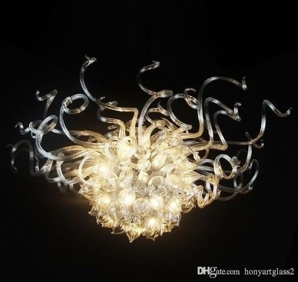 

100% mouth blown borosilicate glass art decorative crystal modern pendant light modern style price murano glass chandelier light