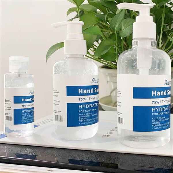 

24 hours shippin siruini &aurora hand sanitizer 75% to protect skin 60ml 250ml 300ml disposable hand sanitizer portable disinfection spray