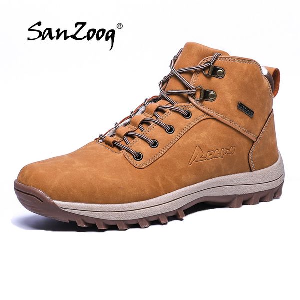 

men winter outdoor waterproof trekking boots hiking shoes nature hike botas senderismo hombre sepatu gunung buty gorskie walking