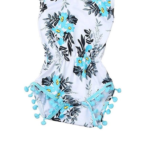 

новорожденные ребёнки печати romper повязка summer трико (фото цвета, Blue