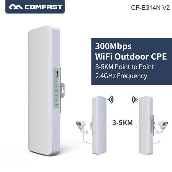 

Comfa t 300mbp 2 4ghz outdoor mini wirele bridge wifi cpe acce point wifi dual 2 14dbi wi fi antenna nano tation