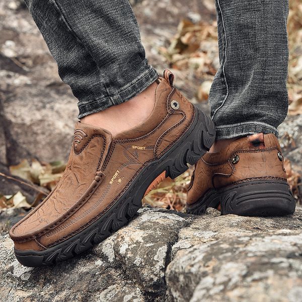 

men hiking shoes men comfortable hiking sports boots outdoor trekking shoes sneakers large size flat 38-47