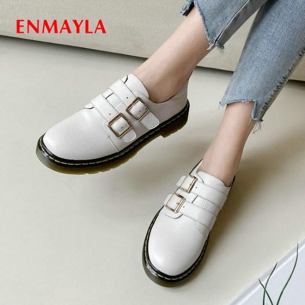

enmayla platform heels fashion shoes woman basic slip-on pu casual round toe square heel leisure women pumps size 34-43, Black