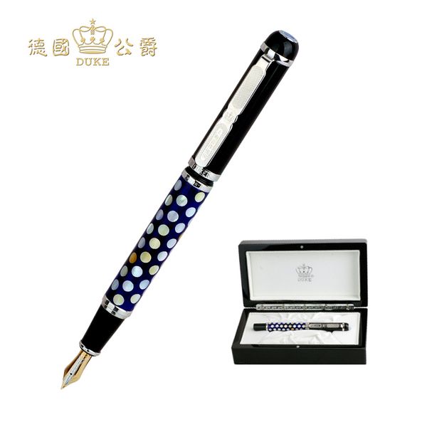 

fashion duke fountain pen luxury 18k gold pen 0.5mm nib ink high end business gift pens with an original box ing