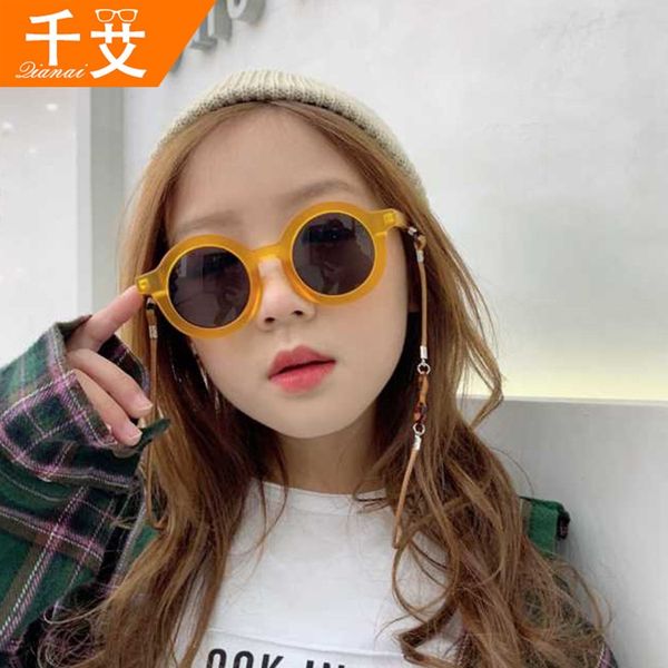

2020 children's sunglasses boys girls design fashion sunglasses vintage kids personalized baby sun glasses 2-8 years old, White;black