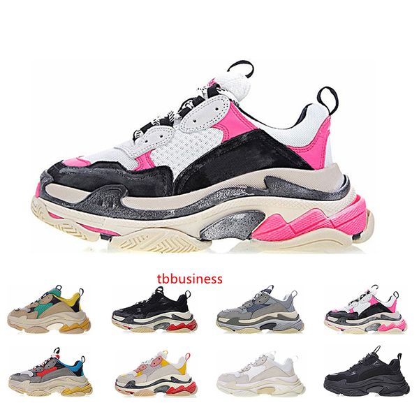 

новейшая мода 2019 летняя ночь суперзвезда мужская и женская обувь дизайнер повседневная тройная s обувь размер 36-45