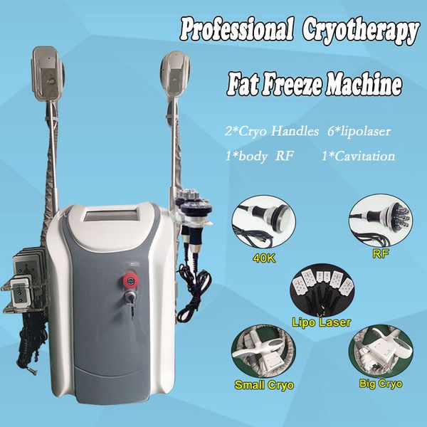

ultrasonic liposuction 40k cavitation fat burning biopolar rf face care cryo vacuum body slimming machine spa ce/dhl