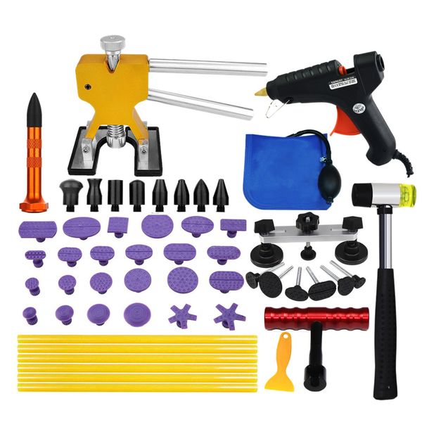 

pdr tools paintless dent repair tools car hail damage repair tool melt glue sticks glue gun puller tabs kit pdr ferramentas