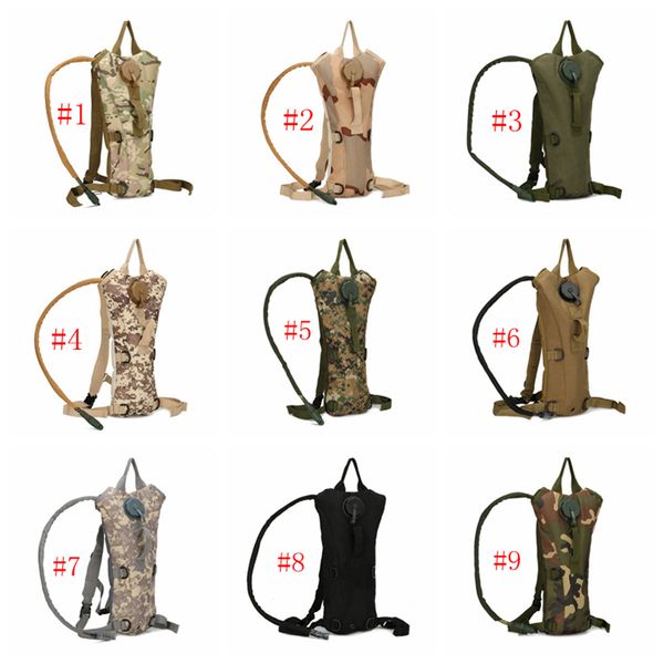 

Outdoor port mountain hiking climbing 2 5l tpu tactical hydration water backpack bag camouflage hydration pack 9 color zza389