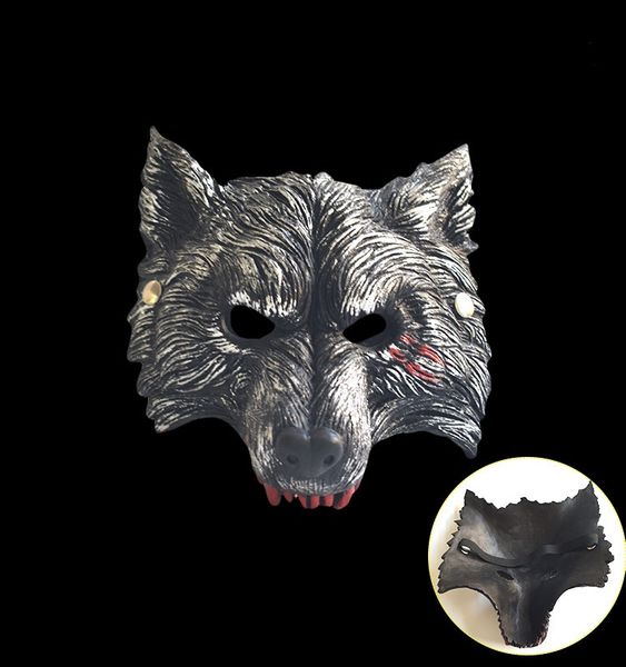 

new environmental wolf head tiger monkey animal mask halloween masquerade cosplay make up props scary dress accessory