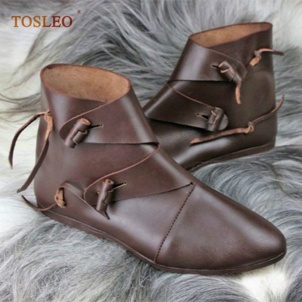 

72 women's ankle boots punk women shoes flat heel pointed toe slip on winter pu sewing black brown 34-43 large size